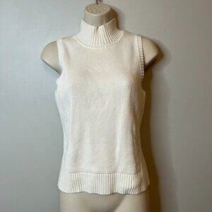 Gap Ribbed Knit Sleeveless Turtleneck (S)